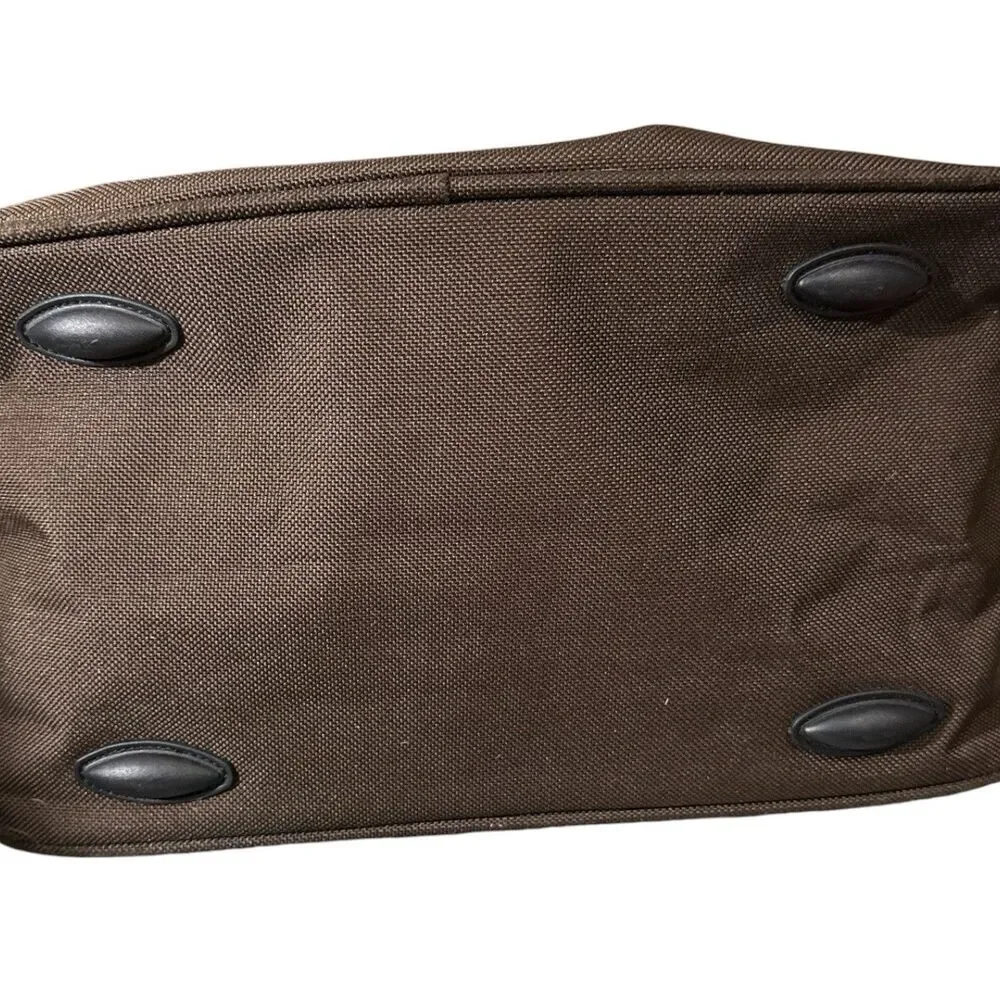 Samsonite Brown Compact Underseat Travel Tote Bag Personal Item Carry-On
